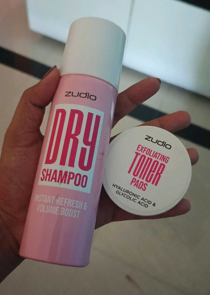 Zudio Dry Shampoo &amp; Toner Pads