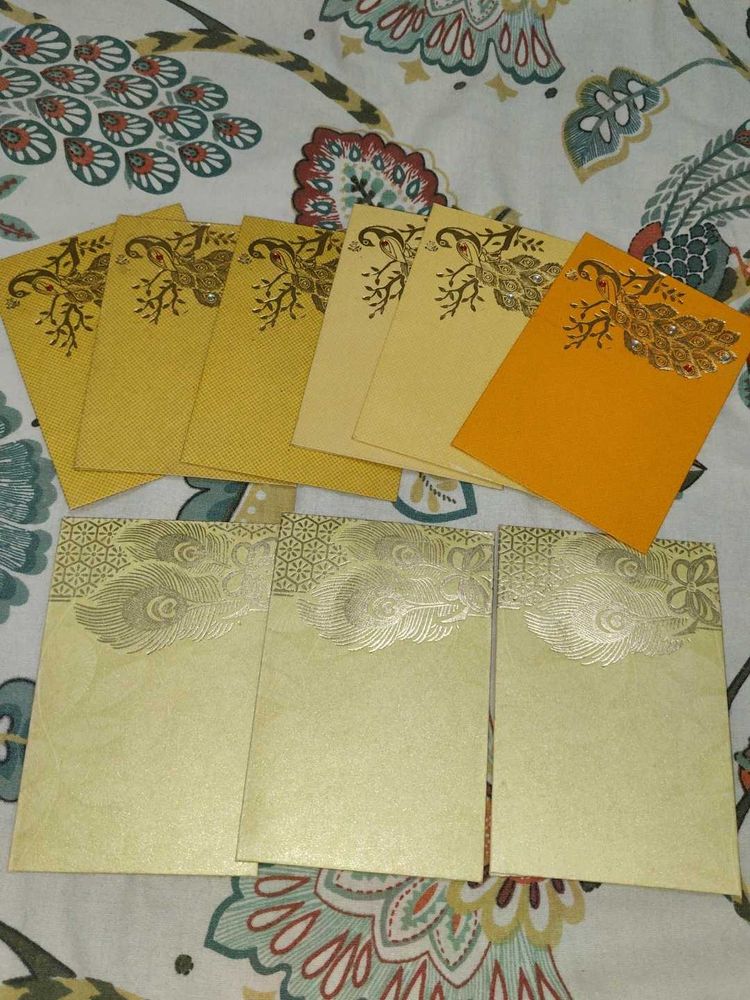 Elegant Peacock Envelopes