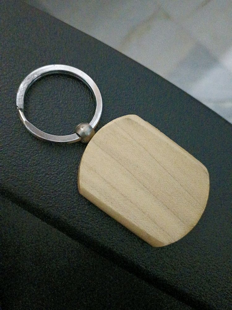 Wooden Polished Keychain
