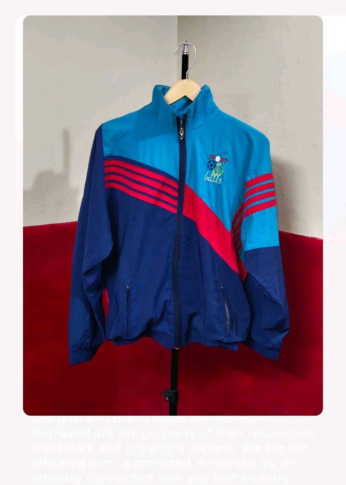 Retro Sporty Windbreaker Jacket