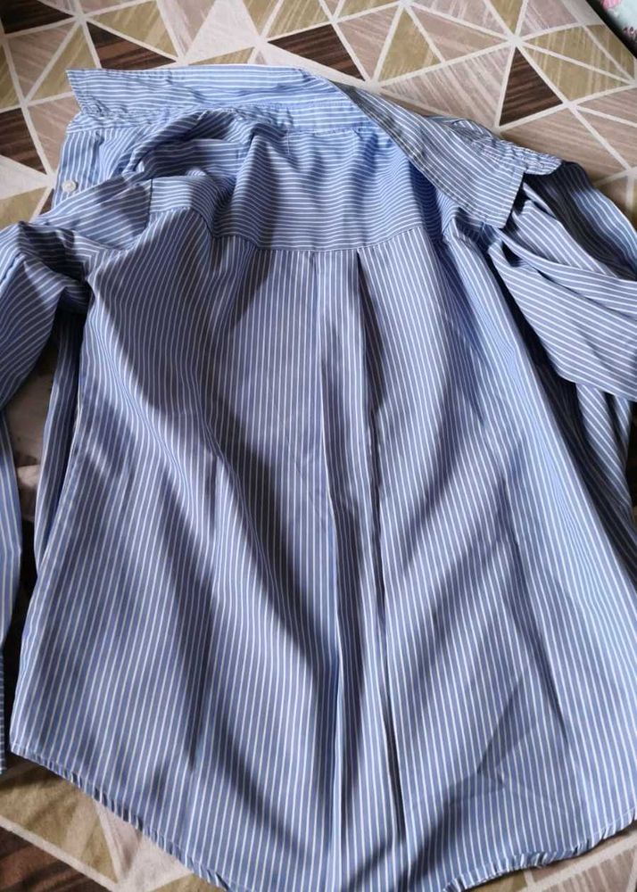 Classic Striped Button-Down Shirt