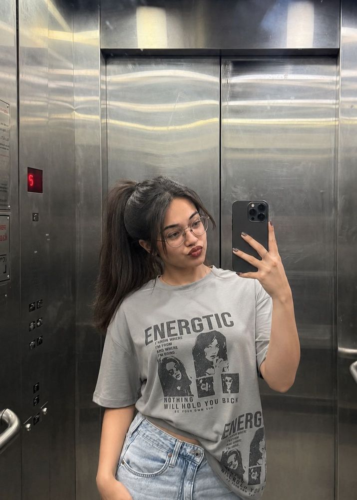 Oversized Graphic Print T-Shirt