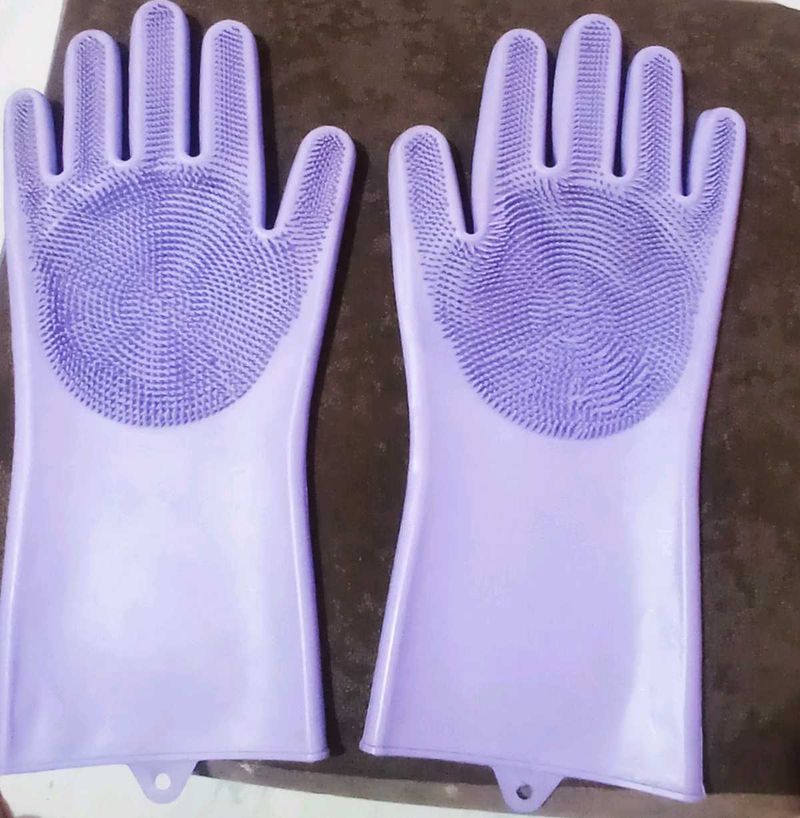 Silicone Cleaning Gloves
