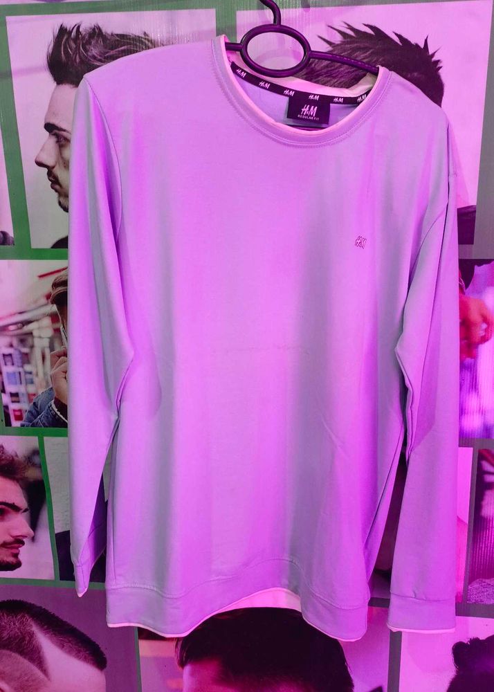H&amp;M Light Blue Sweatshirt