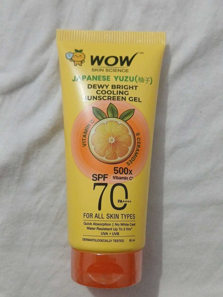 WOW Skin Science Yuzu Sunscreen SPF 70