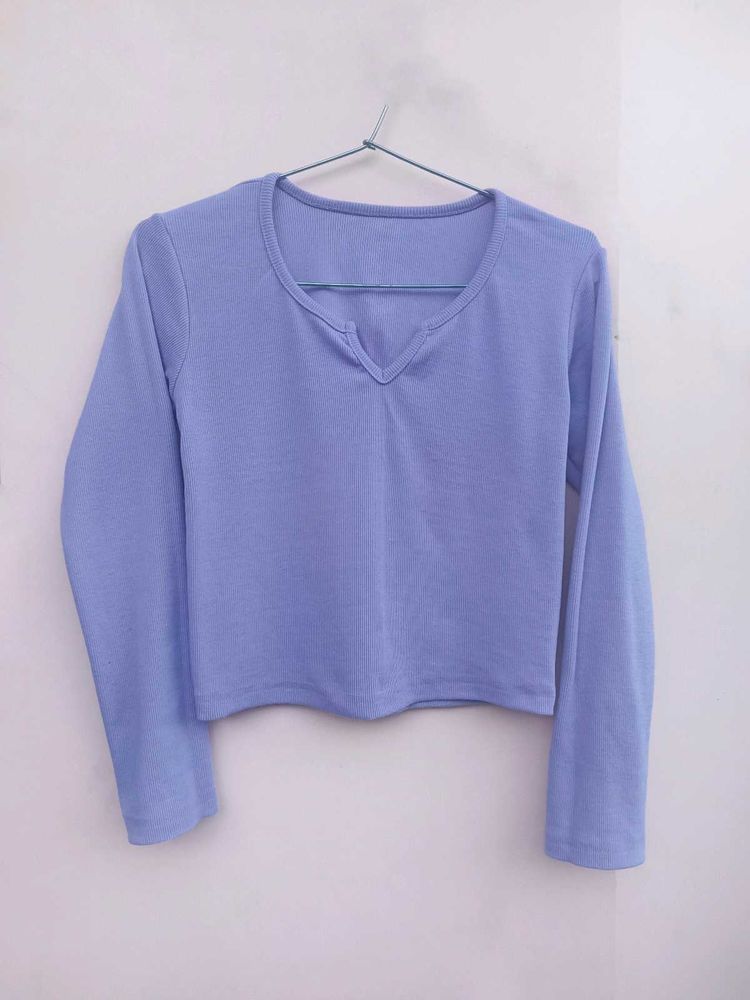 Light Purple Long Sleeve Top