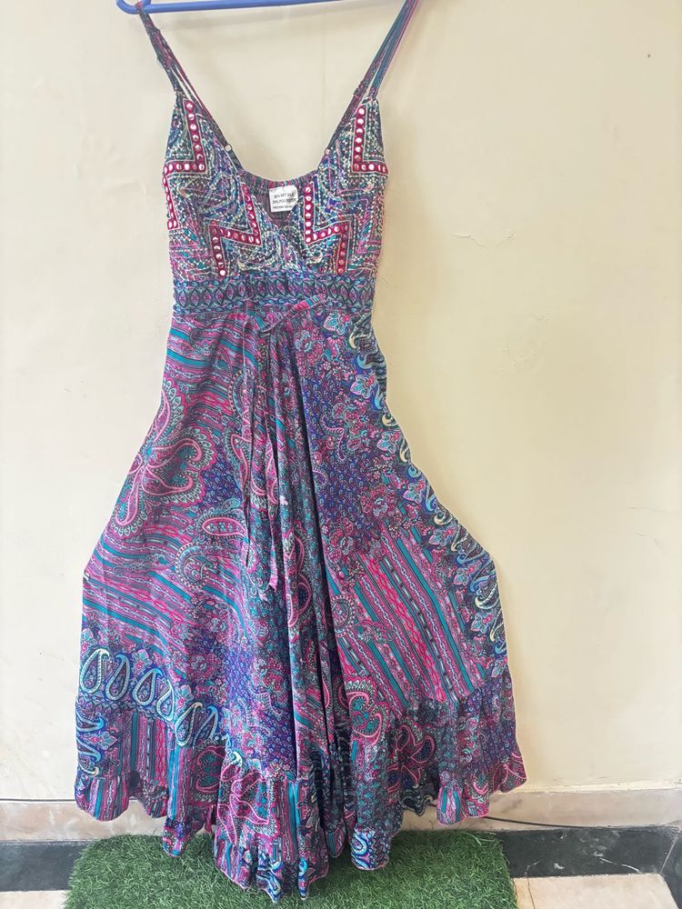 Boho Print Maxi Dress