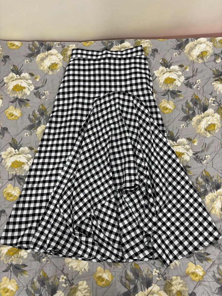 Asymmetrical Midi Skirt