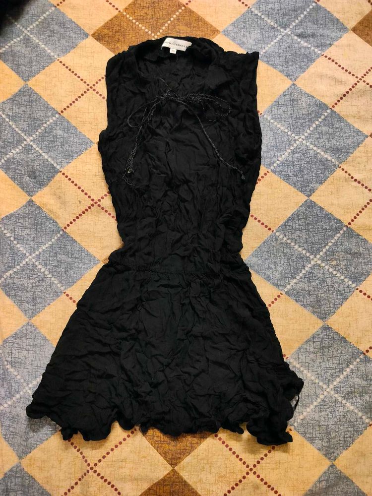 Vintage Black Sleeveless Top