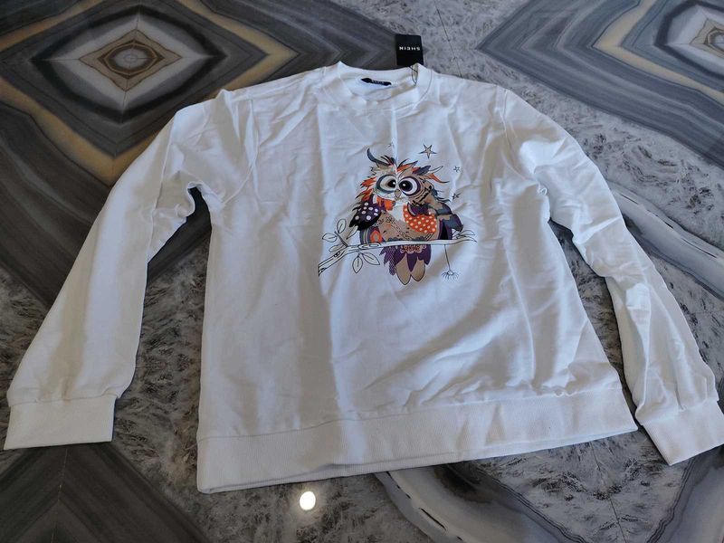 Cute Owl Graphic Long Sleeve hoodie