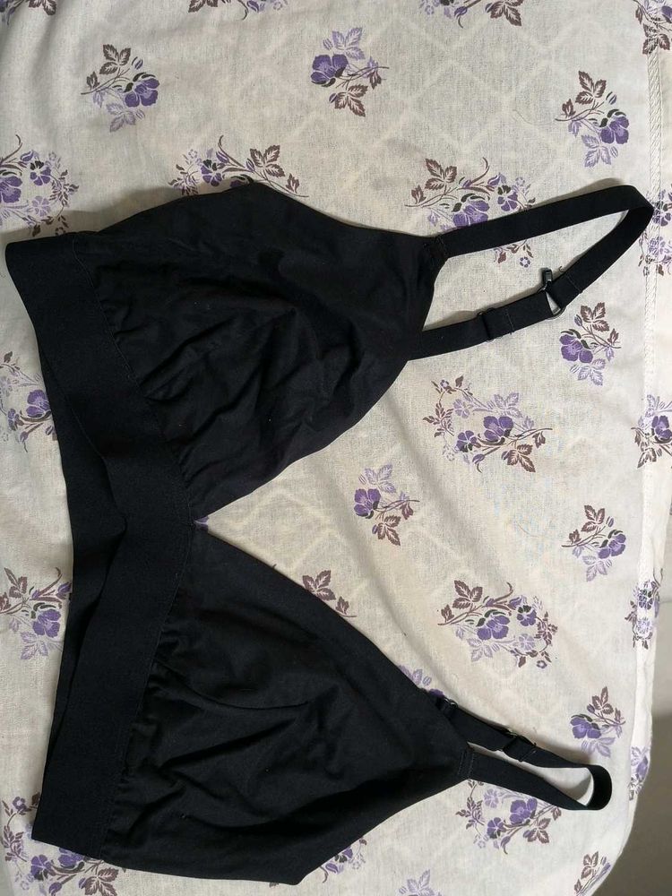 Comfortable Black Seamless Bra