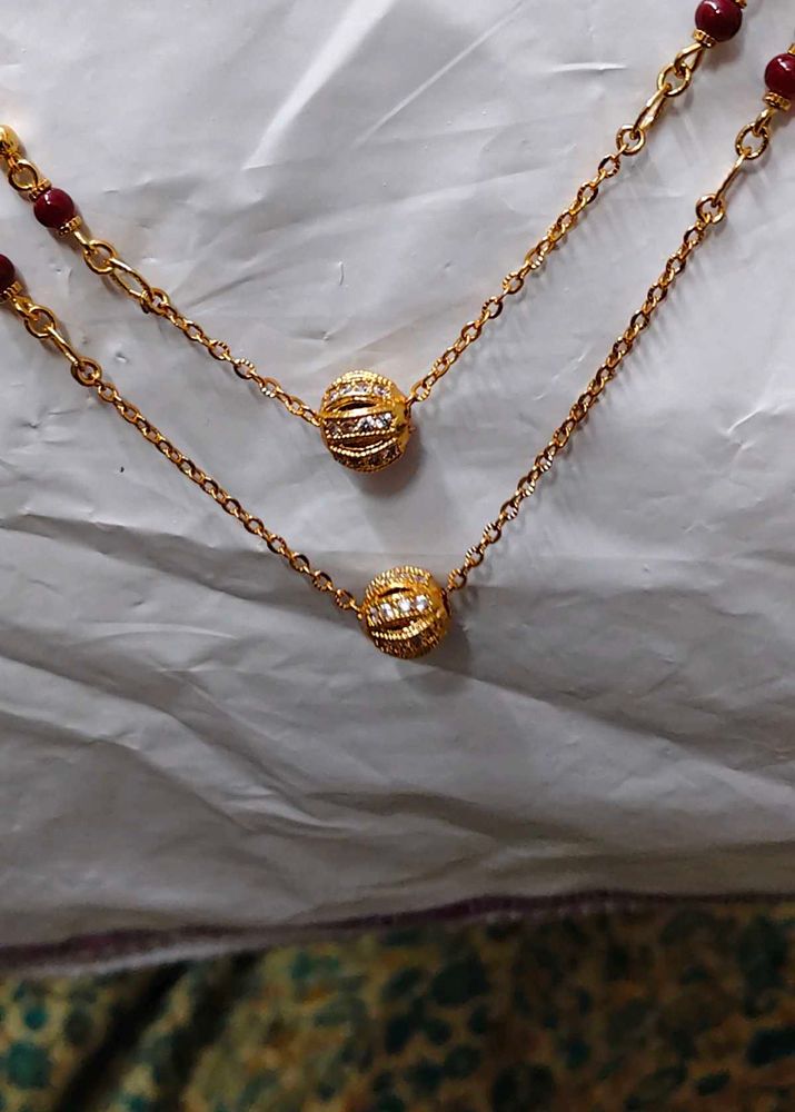 Gold-Plated Layered Necklace