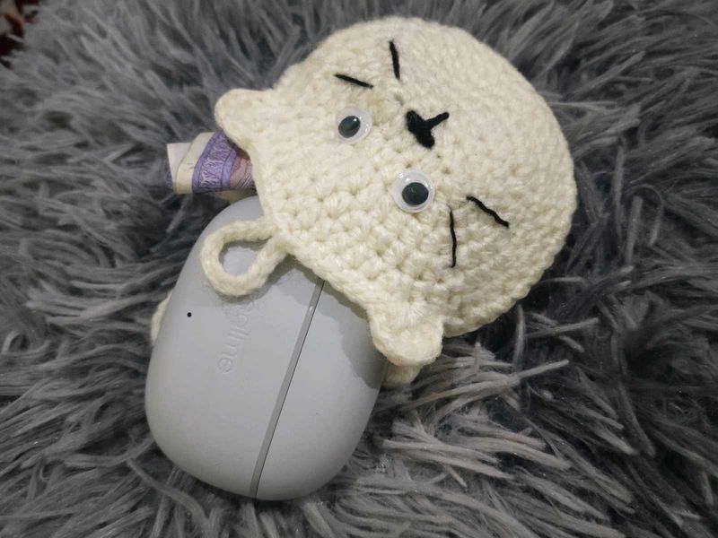 Cute Crochet Earbud Case Cover