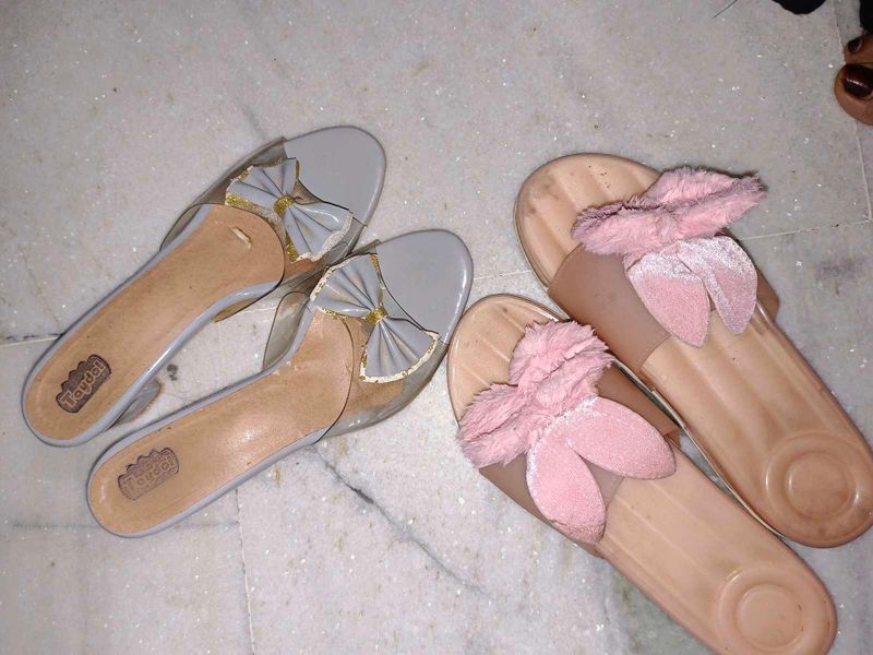 Cute Bow Slide Sandals combo