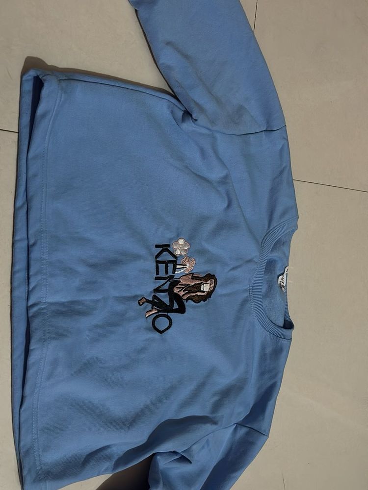 Light Blue Kenzo Graphic Sweatshirt