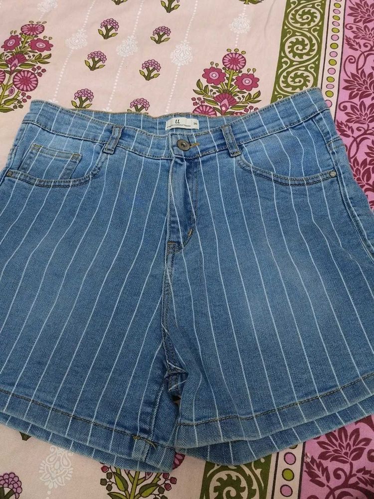 authentic handcrafted denim shorts