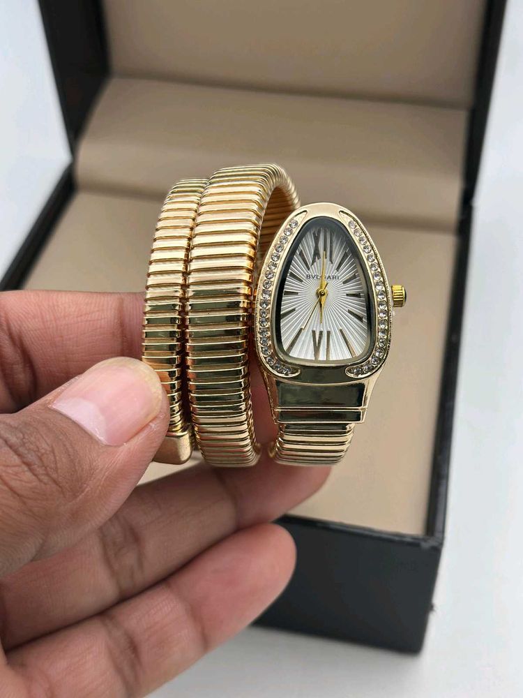 Bvlgari snake Watch with Diamonds