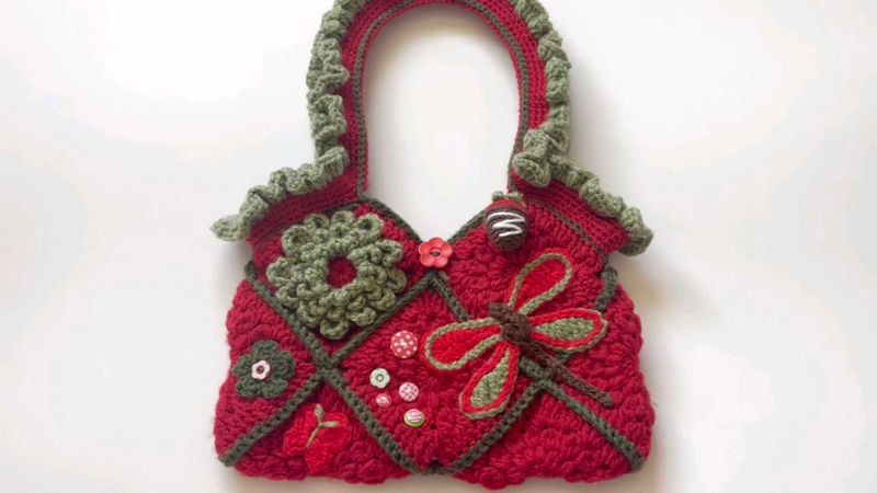 Handmade Crochet Handbag