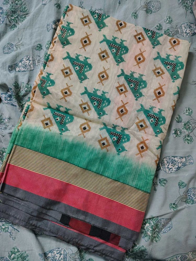 cotton silk saree