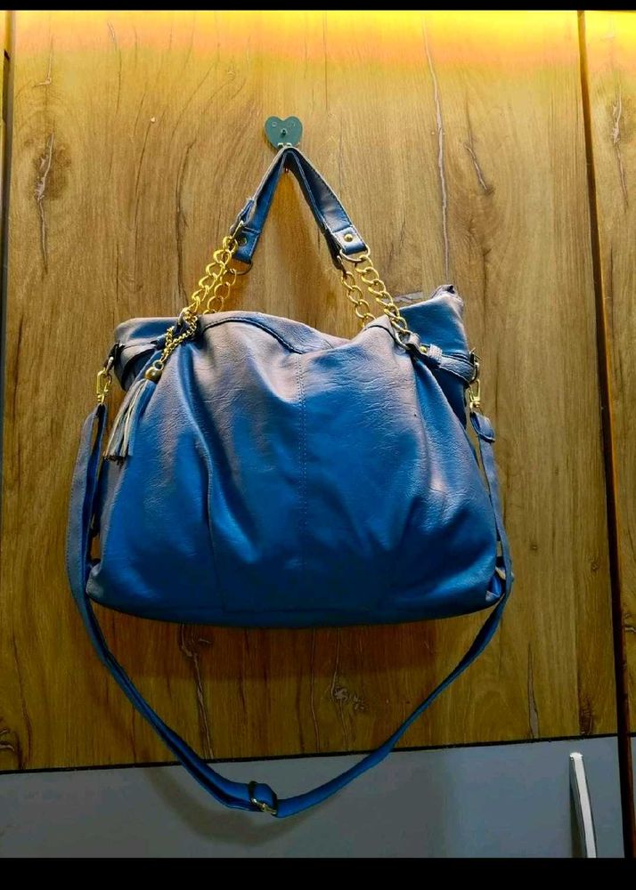 Chic Blue Hobo Bag💥
