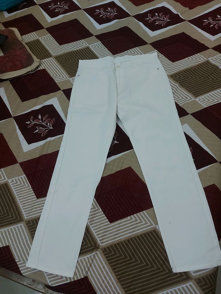 Hubberholme White Jeans MENs