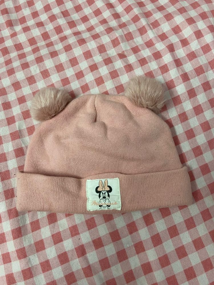 Pink Minnie Mouse Pom Bean