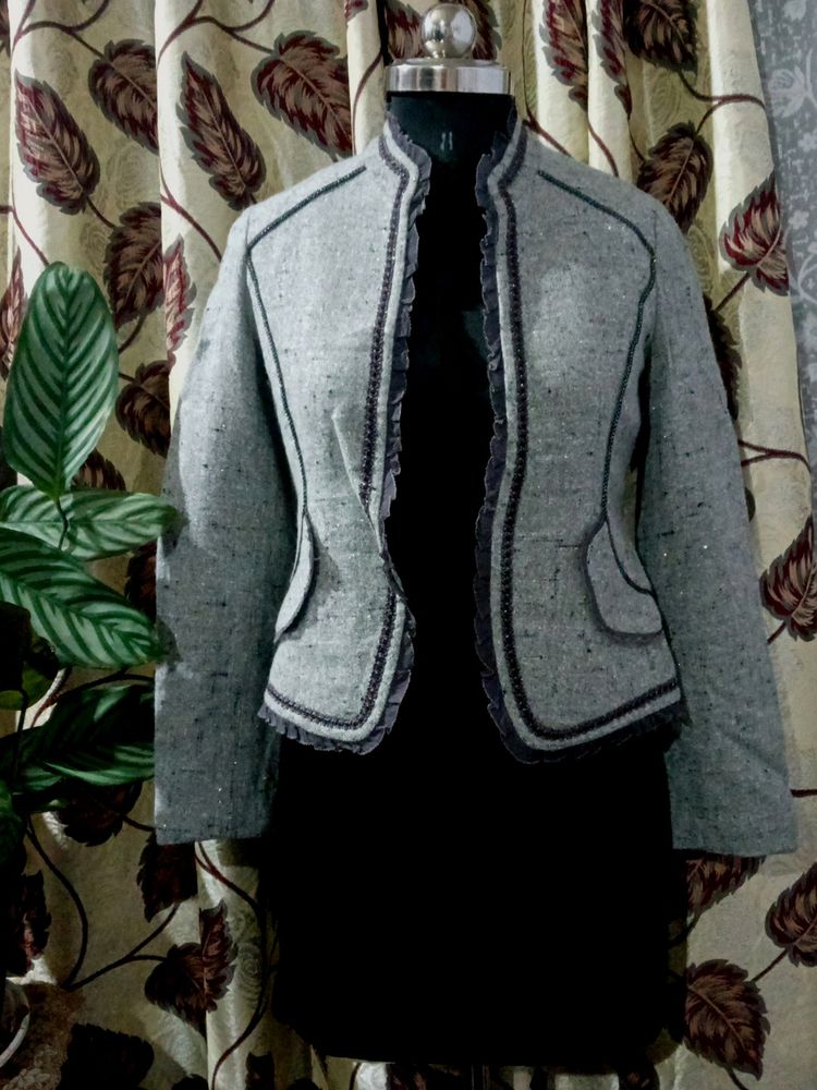 Grey Korean Made Coat