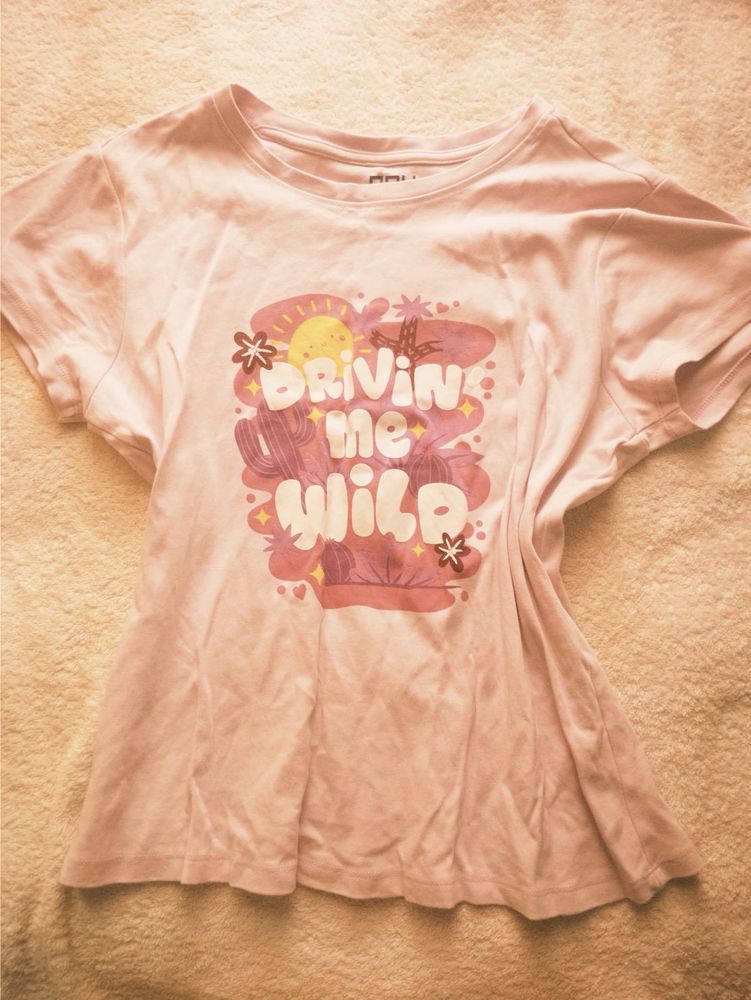 Cute Pink Graphic T-Shirt