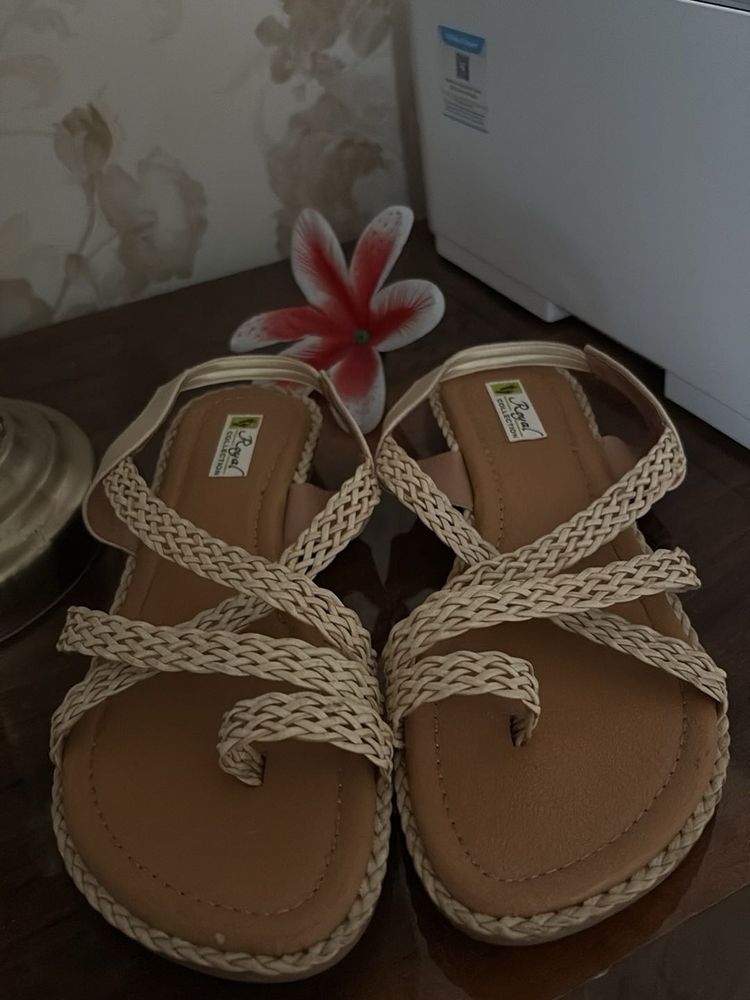 Stylish Braided Flat Sandals