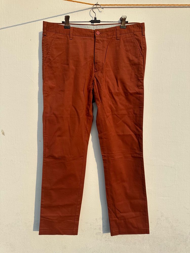 Rust Colored Casual Pants
