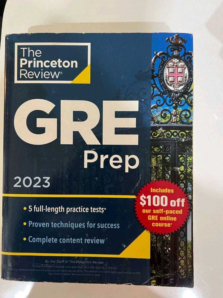 GRE Prep 2023 book