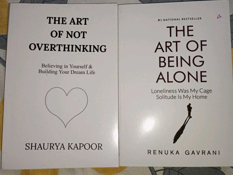 The Art of Not Overthinking &amp; Being Alone Books