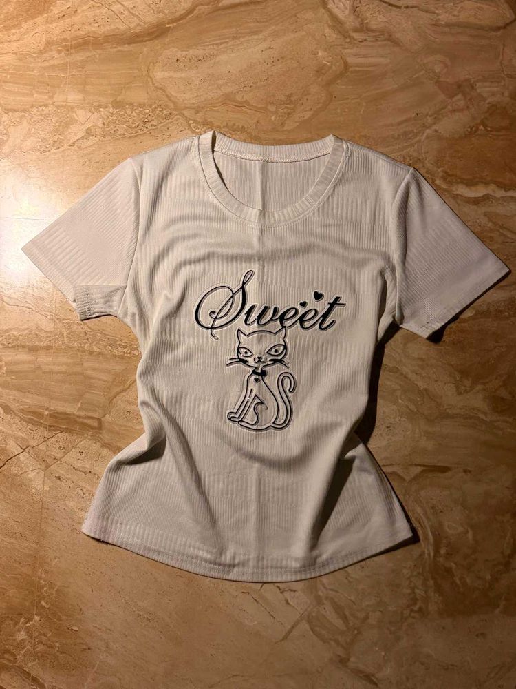 Cute Cat "Sweet" T-Shirt