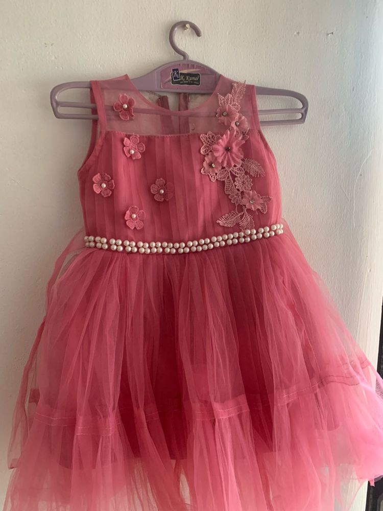 2 Beautiful Pink Frock for Girls compo