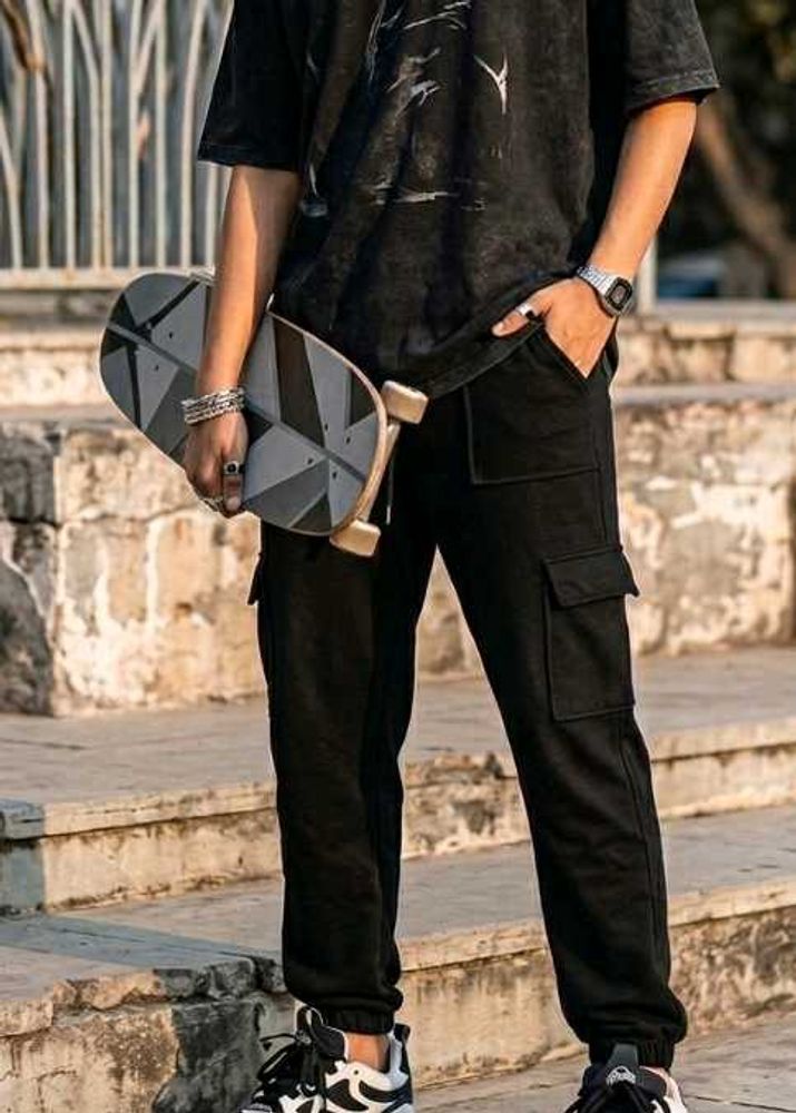 Black cargo Streetwear PJs – Baggy