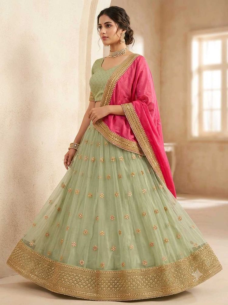 Light Green Lehenga Choli