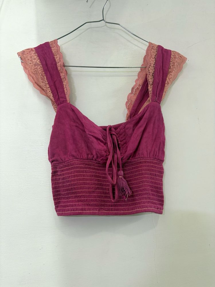 Linen Bustier top