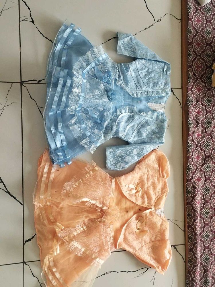 2 Cute Baby Frock combo