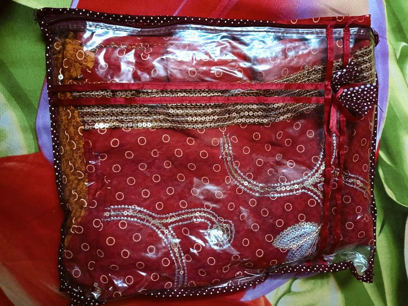 This New Beautiful Double Colour Bandhani Saree