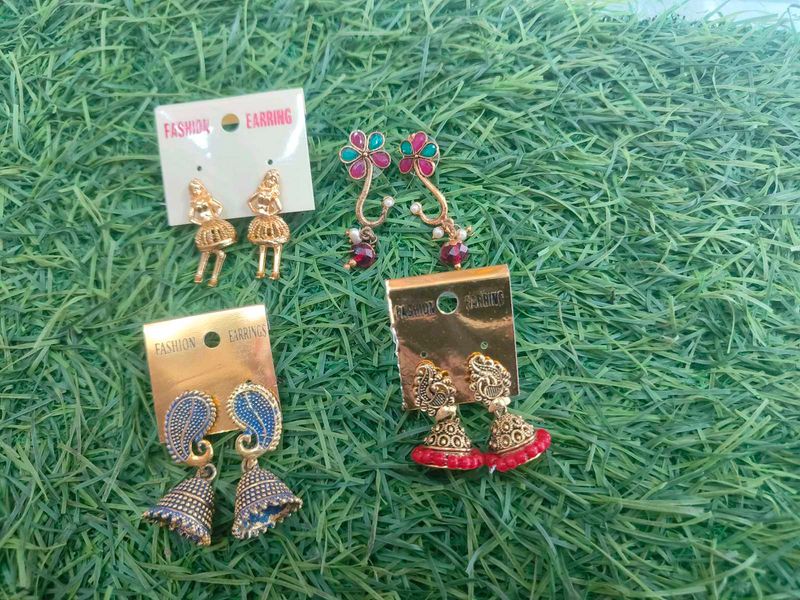 Assorted Fashion Earrings Collection