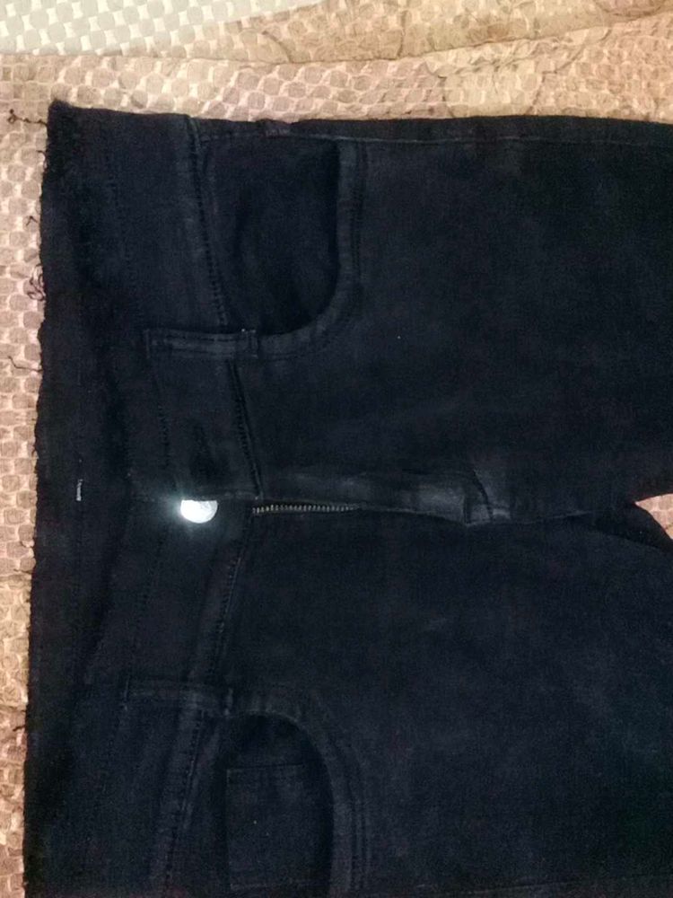 Classic Black Denim Jeans