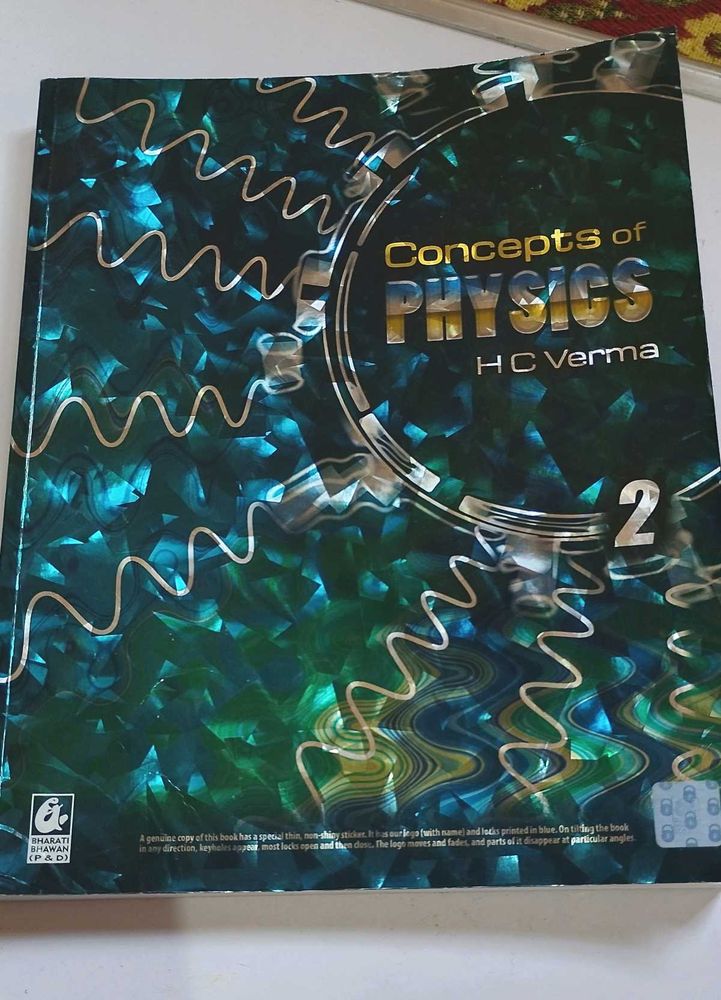 HC VERMA PART 2 CONCEPT OF PHYSICS BOOK NEET JEE