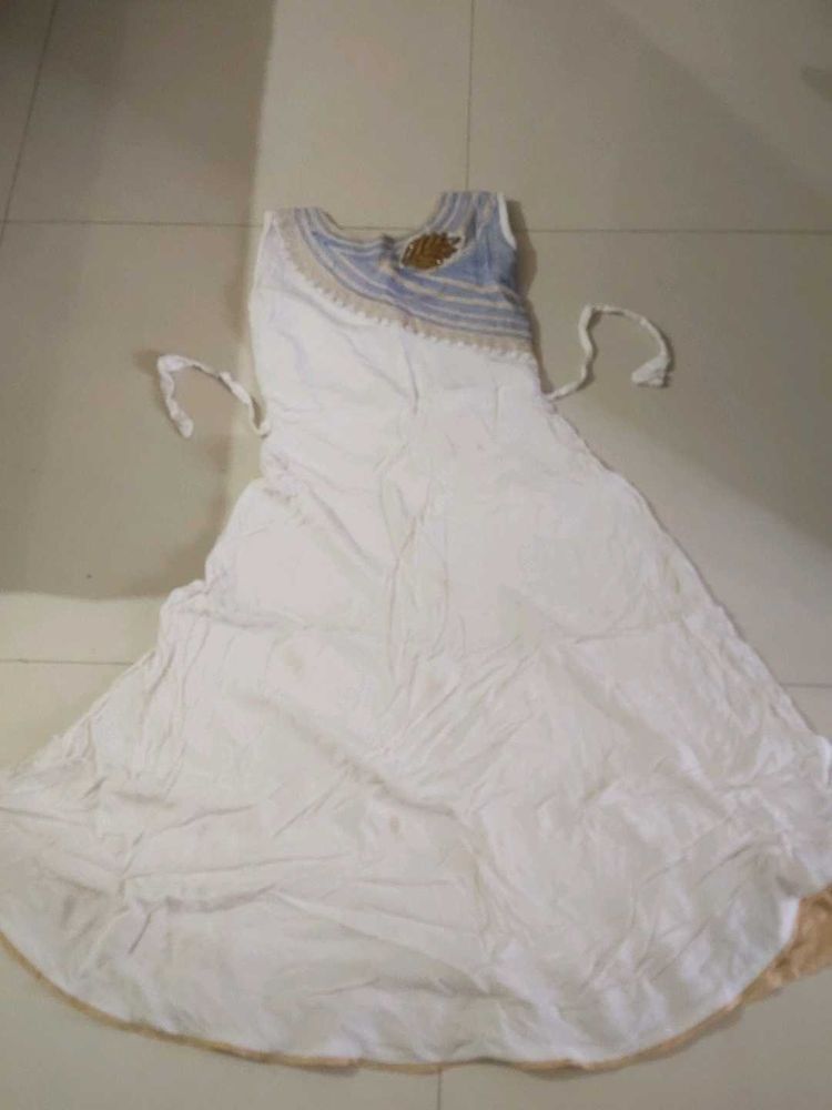 White Ethnic Gown