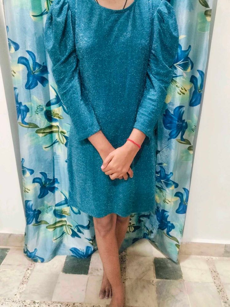 Sparkly Blue Party Dress