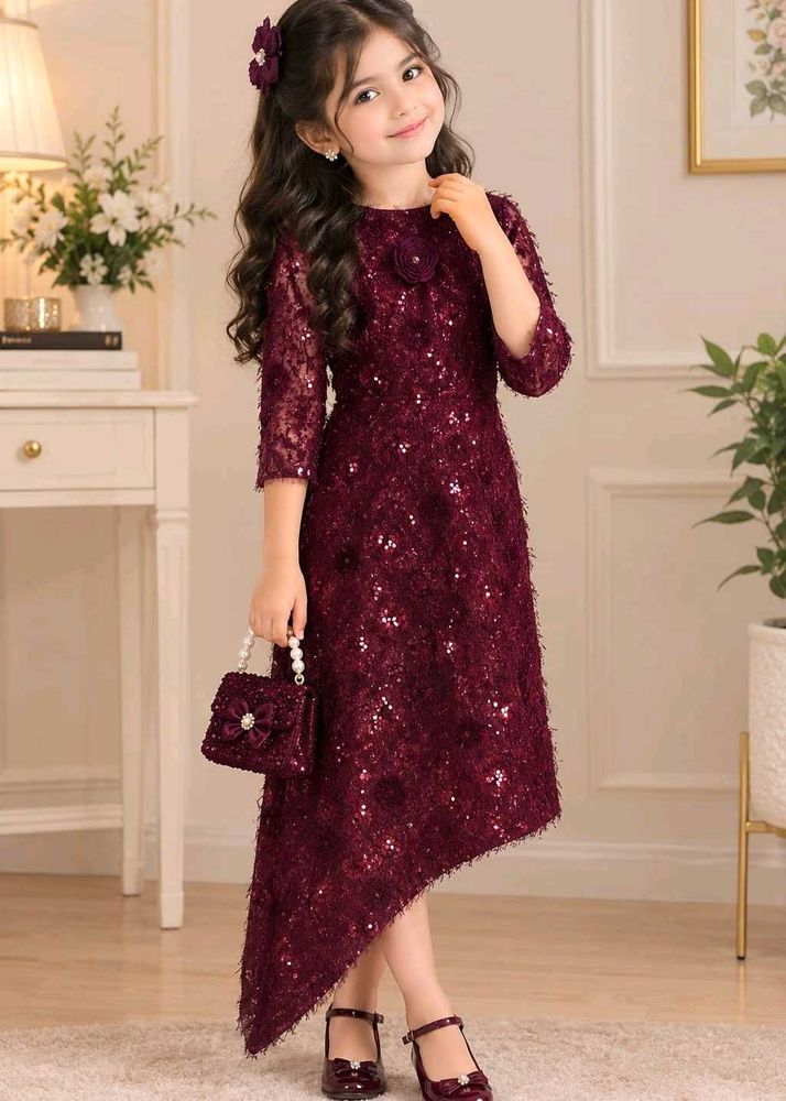 Sparkling Girls' Party Dress