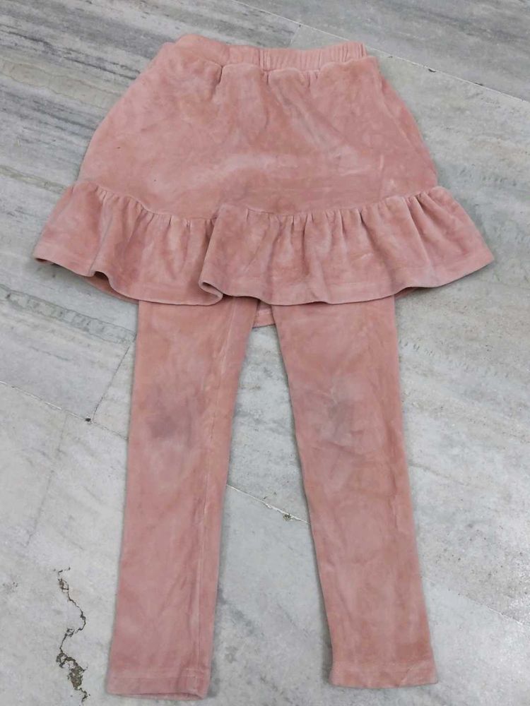 Pink Skirted Leggings