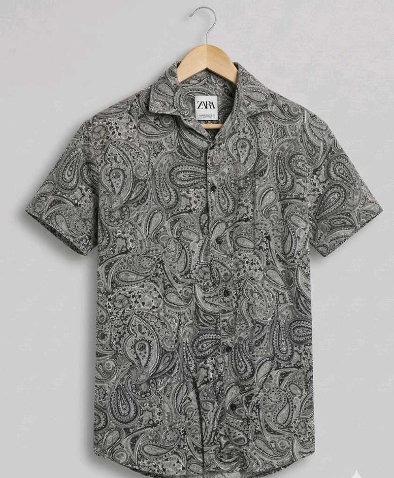 Zara Men's Paisley Print Shirt
