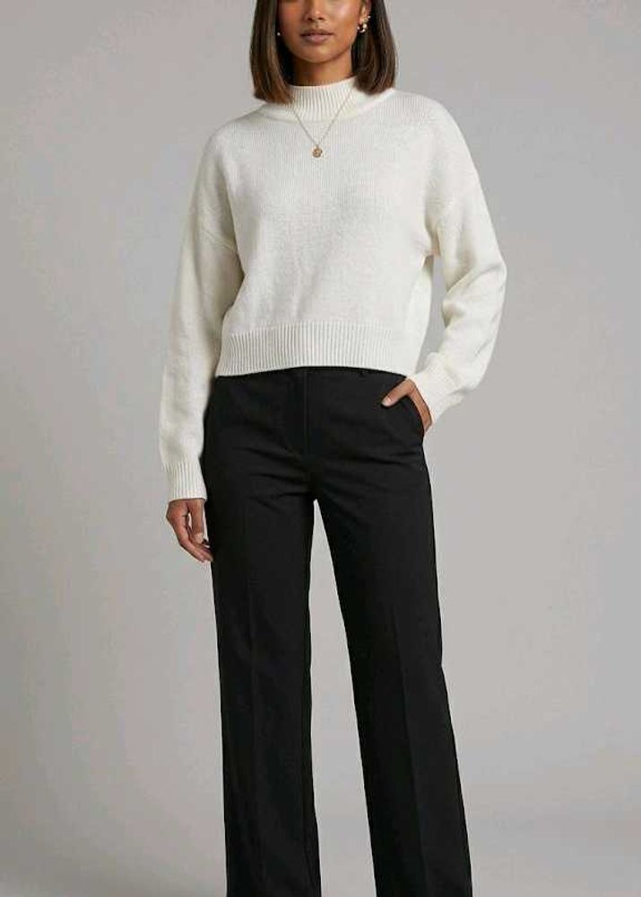 Cozy Cream Knit Sweater