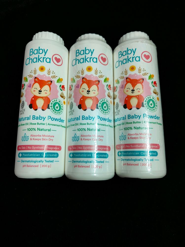 Combo Of 3 Baby Chakra Babypowder
