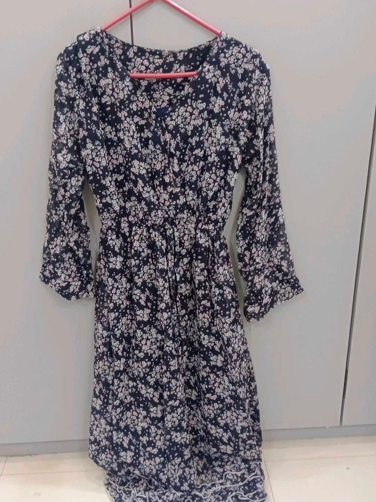 Floral Print Midi Dress